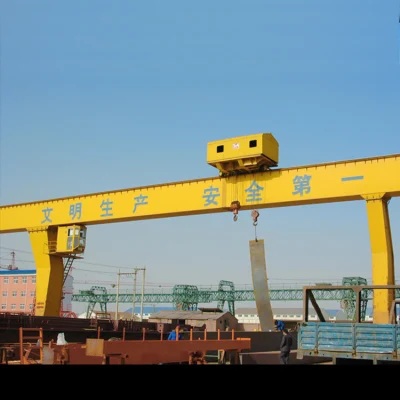 Outdoor Factory Single Girder Gantry Crane L Type